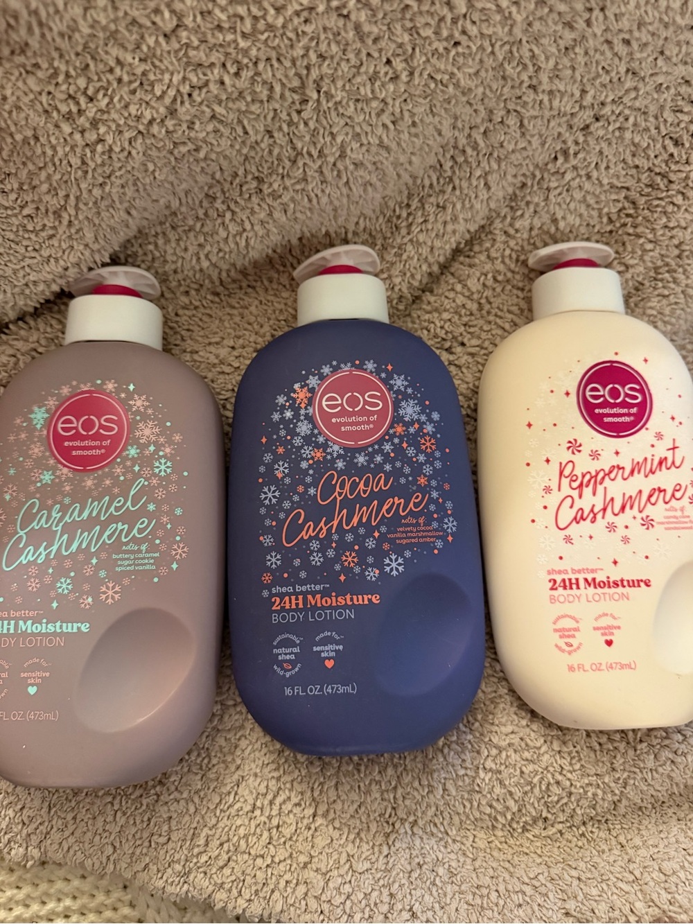EOS Shea Better 24H Moisture Body Lotion Set of 3 — 16 oz Each